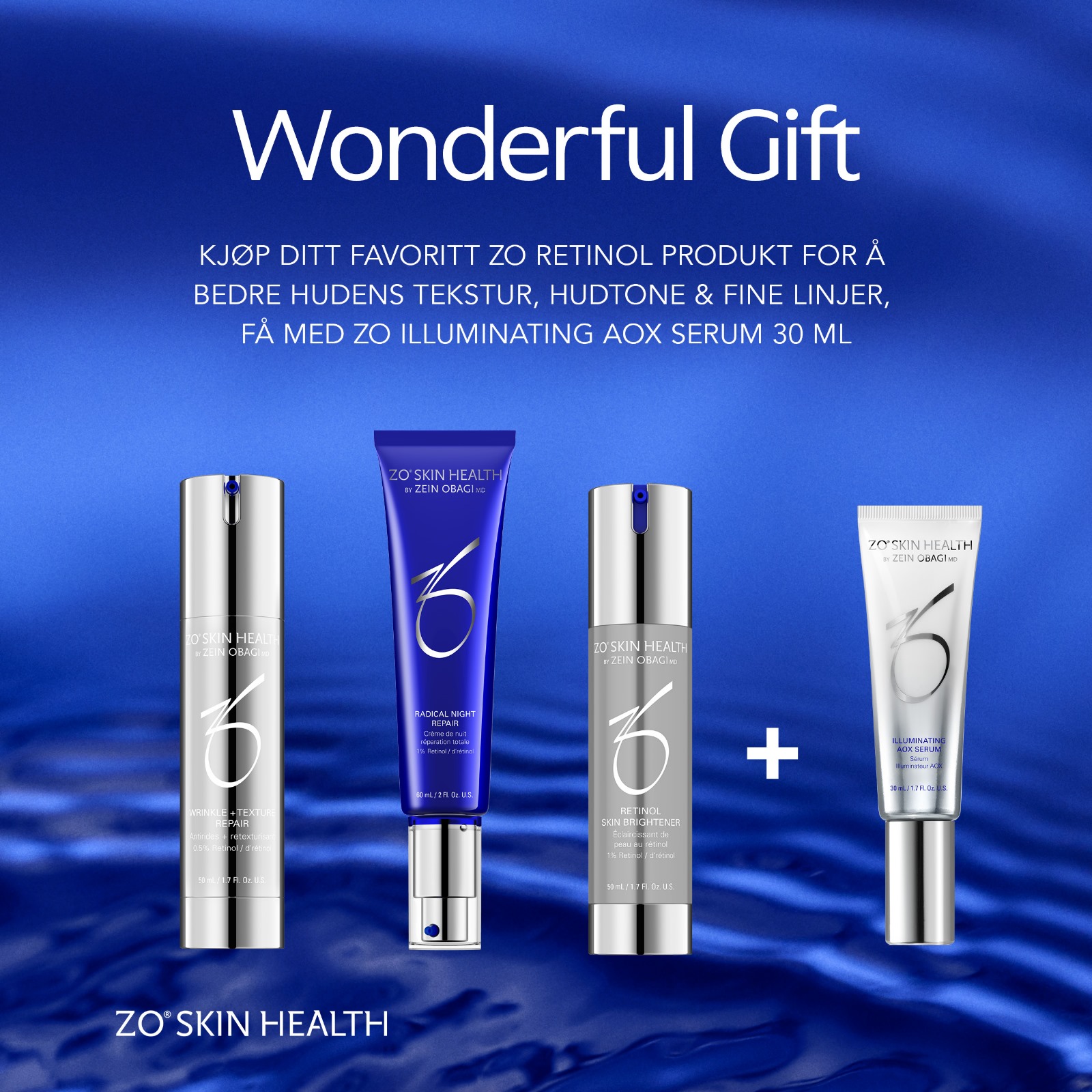 ZO Skin Health Wonderful Gift (Velg variant: Retinol Skin Brightener 0,5%)